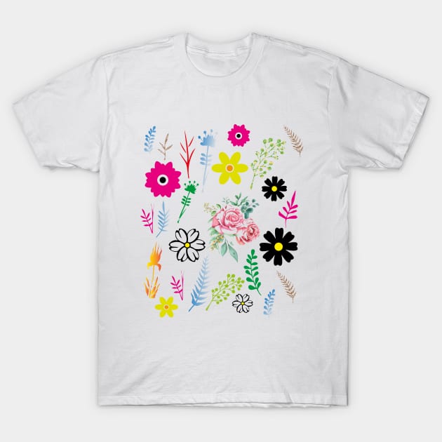 Funny Flowers Collection T-Shirt by twistore